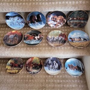 Calendar  plates Horses for all Seasons